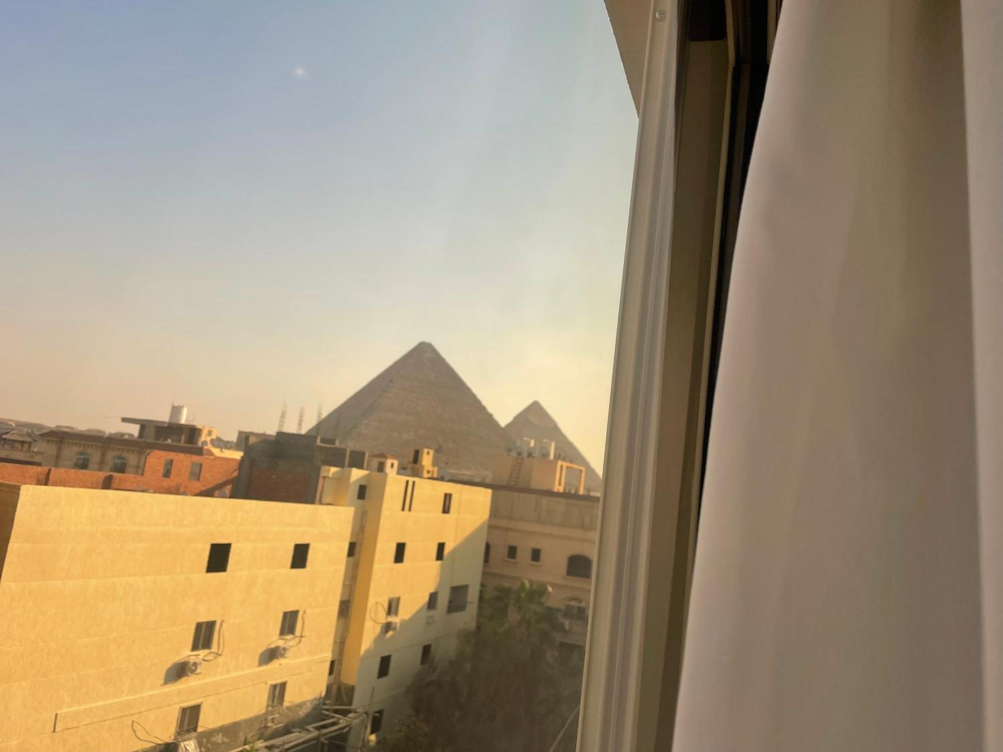 Diyar Pyramids Inn Kafrat al Jabal Exterior foto