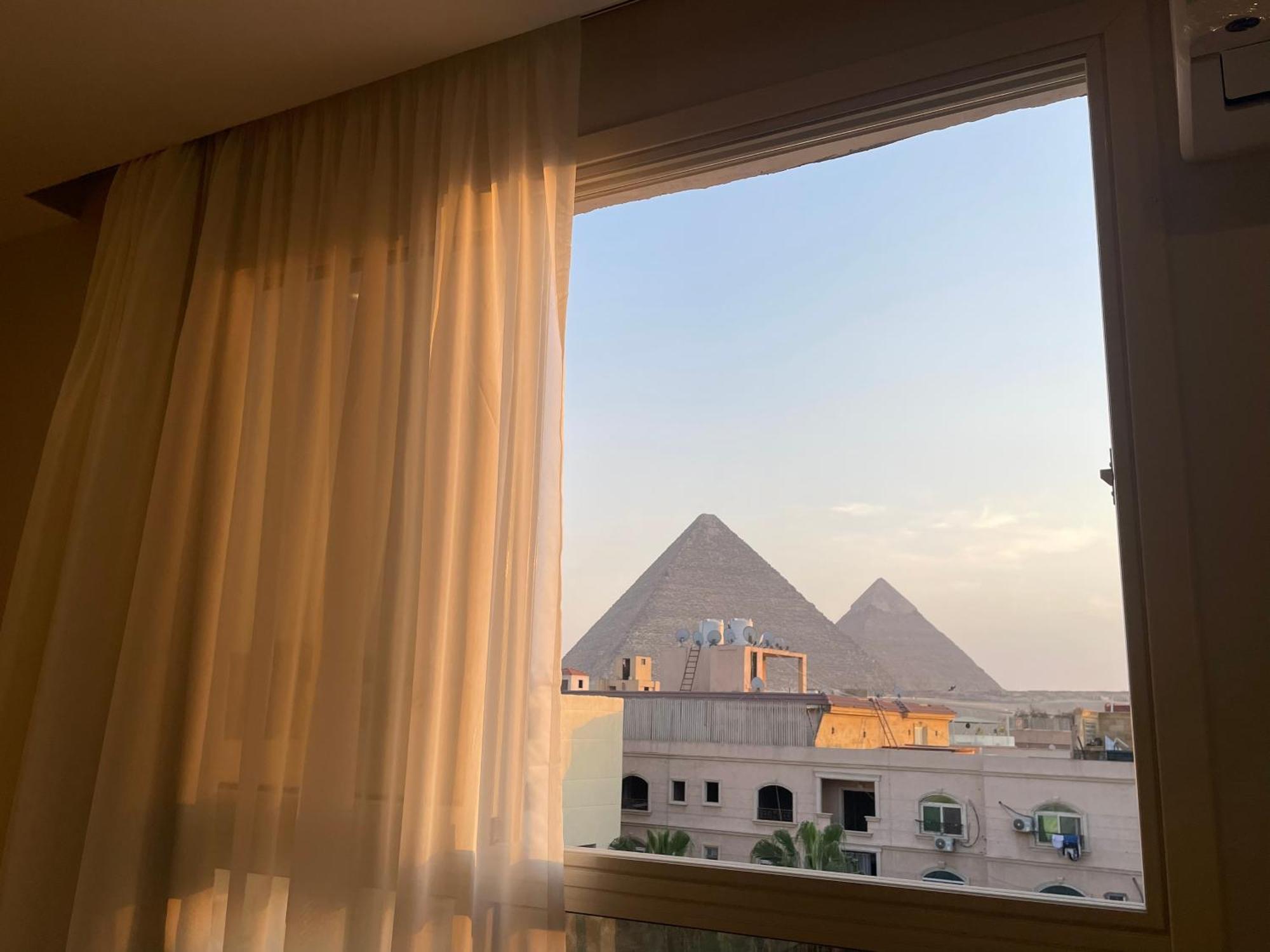 Diyar Pyramids Inn Kafrat al Jabal Exterior foto