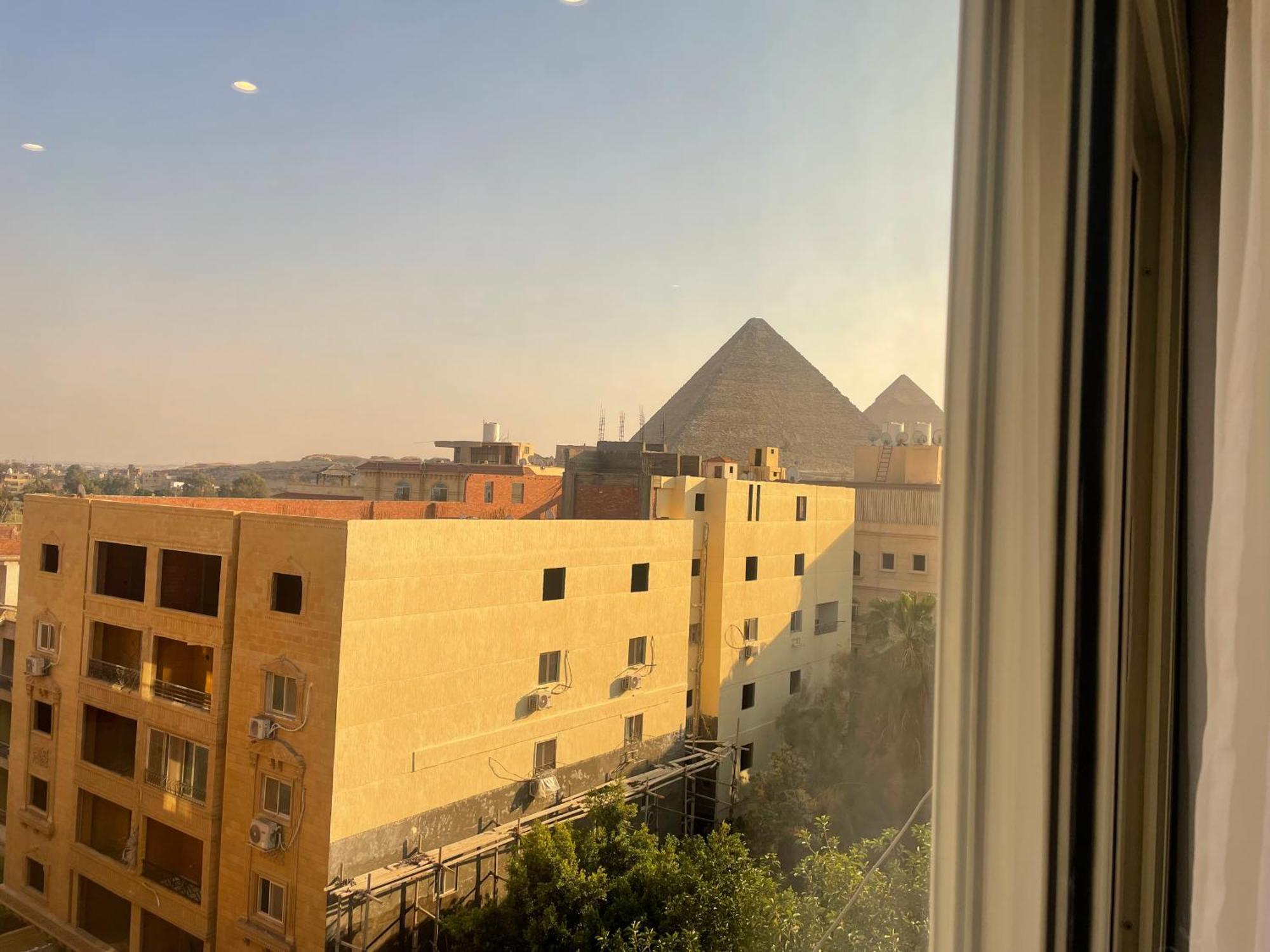 Diyar Pyramids Inn Kafrat al Jabal Exterior foto